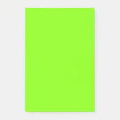 Neon Chartreuse Best Monochrome Post-it Klebezettel (Vorderseite)