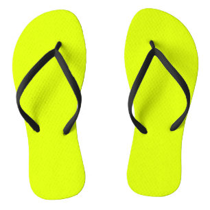 Neon Chartreuse Custom Classic Badesandalen