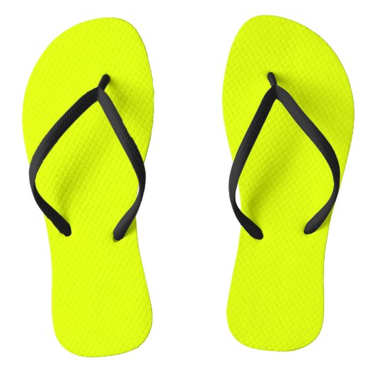 Neon Chartreuse Custom Classic Badesandalen (Fußbett)