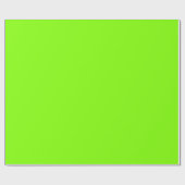 Neon Chartreuse Geschenkpapier (Flach)