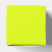 Neon chartreuse grün, kräftig, cool geschenkschachtel (Oben)