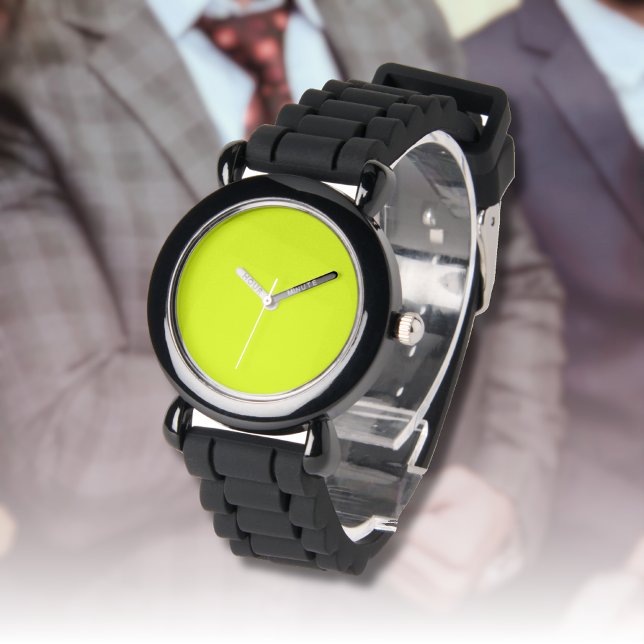 Neon Chartreuse Solid Color | Classic Armbanduhr (Von Creator hochgeladen)