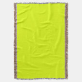 Neon Chartreuse Solid Color | Classic Decke (Vorderseite Vertikal)