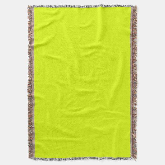 Neon Chartreuse Solid Color | Classic Decke (Vorderseite Vertikal)
