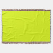 Neon Chartreuse Solid Color | Classic Decke (Vorderseite)