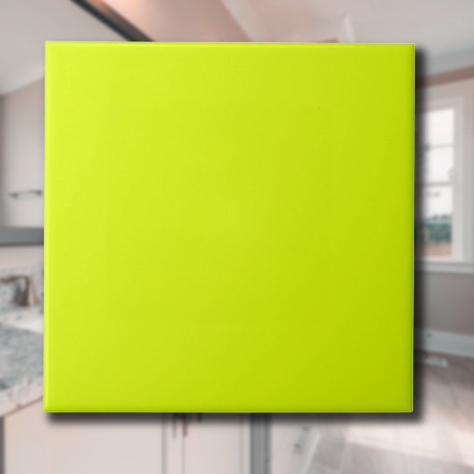 Neon Chartreuse Solid Color | Classic | elegant Fliese