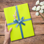 Neon Chartreuse Solid Color | Classic | elegant Geschenkpapier