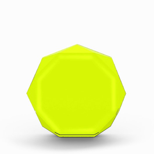 Neon Chartreuse Solid Color | Classic Fotoblock (Vorderseite)