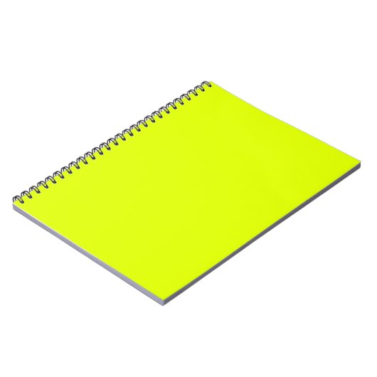 Neon Chartreuse Solid Color | Classic Notizblock (Linke Seite)