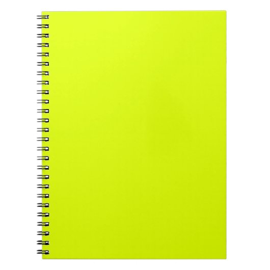 Neon Chartreuse Solid Color | Classic Notizblock (Vorderseite)