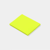 Neon Chartreuse Solid Color | Classic Post-it Klebezettel (angewinkelt)