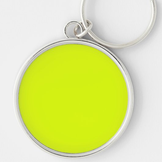 Neon Chartreuse Solid Color | Classic Schlüsselanhänger (Vorne)