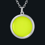 Neon Chartreuse Solid Color | Classic Versilberte Kette<br><div class="desc">Neon Chartreuse - Die zeitlose Faszination des Solid Color Design: Eine faszinierende Mischung aus klassischer Form und eleganter Einfachheit. Dieses Design ist eine Feier des Powers und der Schönheit in einem Single, markante Farbe gefunden. Die solide Farbgestaltung zeichnet sich durch ihre raffinierte Eleganz aus und macht sie zu einem idealen...</div>