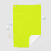 Neon Chartreuse Solid Color | Trendfarbe Golfhandtuch (Insitu)