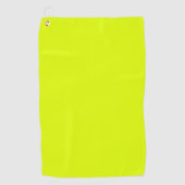 Neon Chartreuse Solid Color | Trendfarbe Golfhandtuch (Vorderseite)