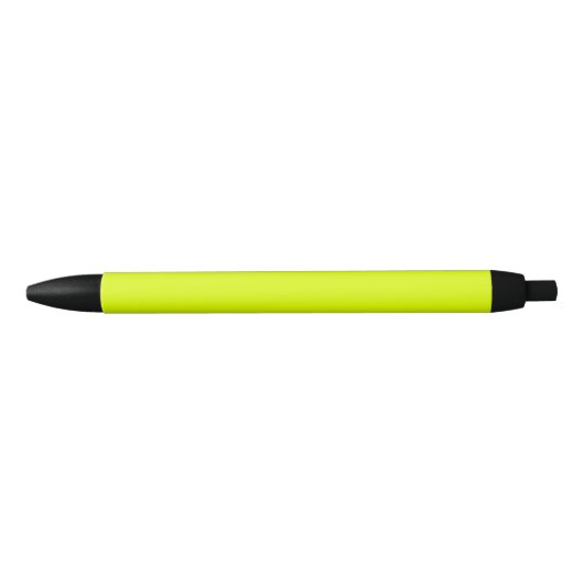 Neon Chartreuse Solid Color | Trendfarbe Kugelschreiber (Vorderseite)