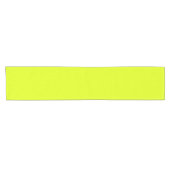 Neon Chartreuse Solid Color | Trendfarbe Kurzer Tischläufer (Horizontal)