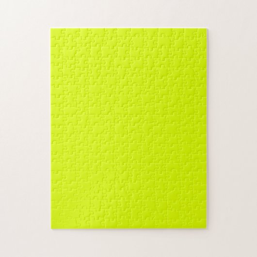 Neon Chartreuse Solid Color | Trendfarbe Puzzle (Vertikal)