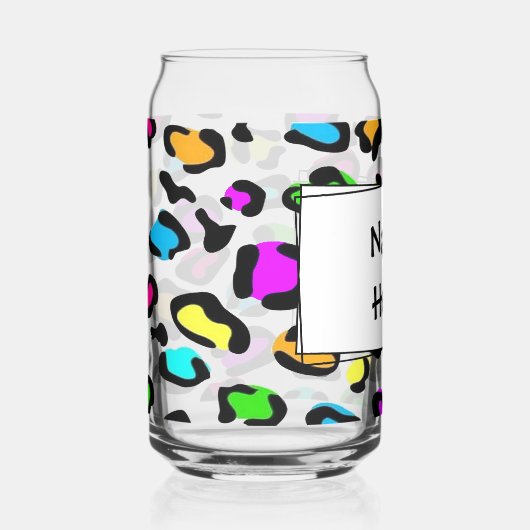 Neon Cheetah Dosenglas (Vorderseite)
