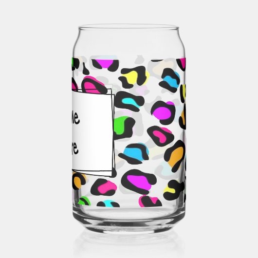 Neon Cheetah Dosenglas (Rückseite)