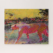 Neon Cheetah Puzzle (Horizontal)