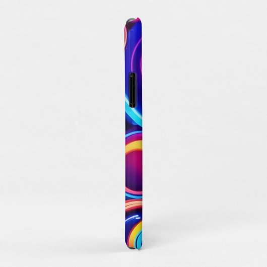 Neon Circles Abstrakt Art Case-Mate iPhone Hülle (Hinten/Rechts)