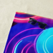 Neon Circles Abstrakt Art Strandtuch (Beispiel)