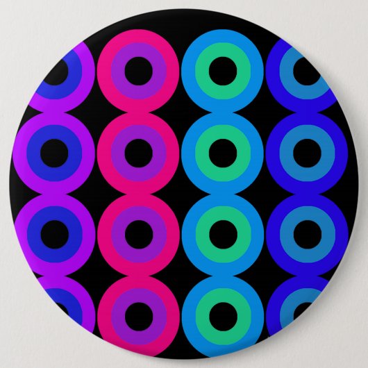Neon Circles Button (Vorderseite)