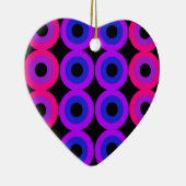 Neon Circles Keramikornament (Rechts)