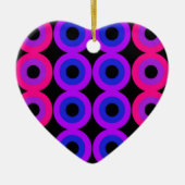 Neon Circles Keramikornament (Vorne)