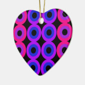 Neon Circles Keramikornament (Links)