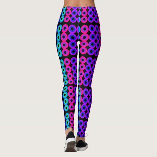 Neon Circles Leggings (Rückseite)