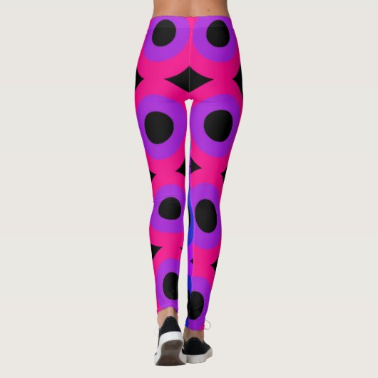 Neon Circles Leggings (Rückseite)
