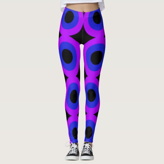 Neon Circles Leggings (Vorderseite)