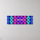 Neon Circles Leinwanddruck (Vorderseite)