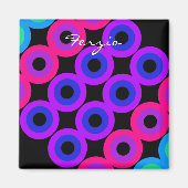 Neon Circles Magnet (Vorne)