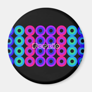 Neon Circles Magnet