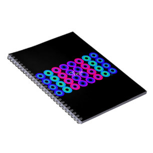 Neon Circles Notizblock