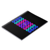 Neon Circles Notizblock (Linke Seite)