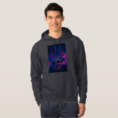Neon Circuit Symphony Hoodie (Vorne ganz)