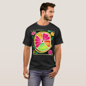 Neon Citrus Fruit Fiesta T-Shirt (Vorne ganz)