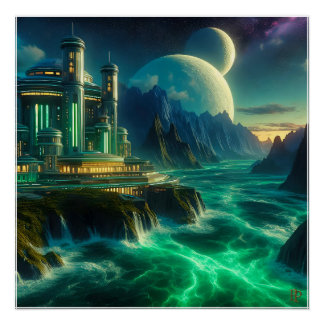 Neon City by Electric Sea Poster
