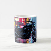 Neon City Motorcycle Kaffeetasse (Mittel)