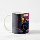 Neon City Motorcycle Kaffeetasse (Links)