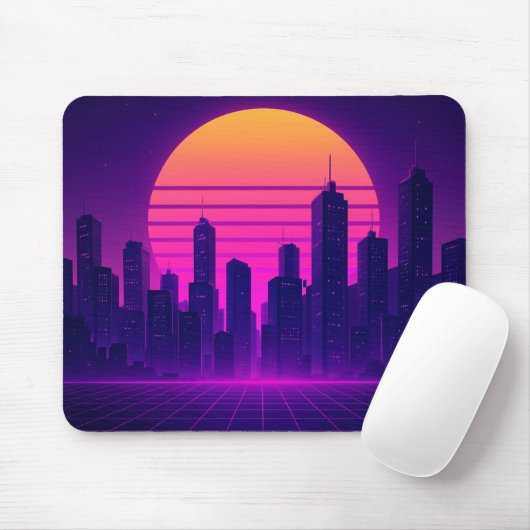 Neon City Mousepad (Mit Mouse)