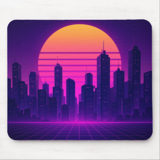 Neon City Mousepad