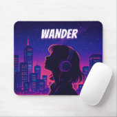 Neon City Night Mousepad (Mit Mouse)