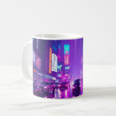 Neon City Pulse Leggings Strumpfhosen Kaffeetasse (Vorderseite Links)