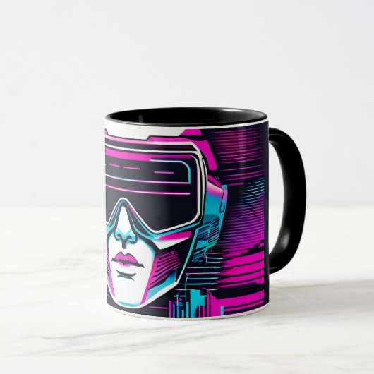 Neon City Tasse (VorderseiteRechts)