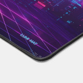Neon City Twilight Desk Mat Schreibtischunterlage (Ecke)